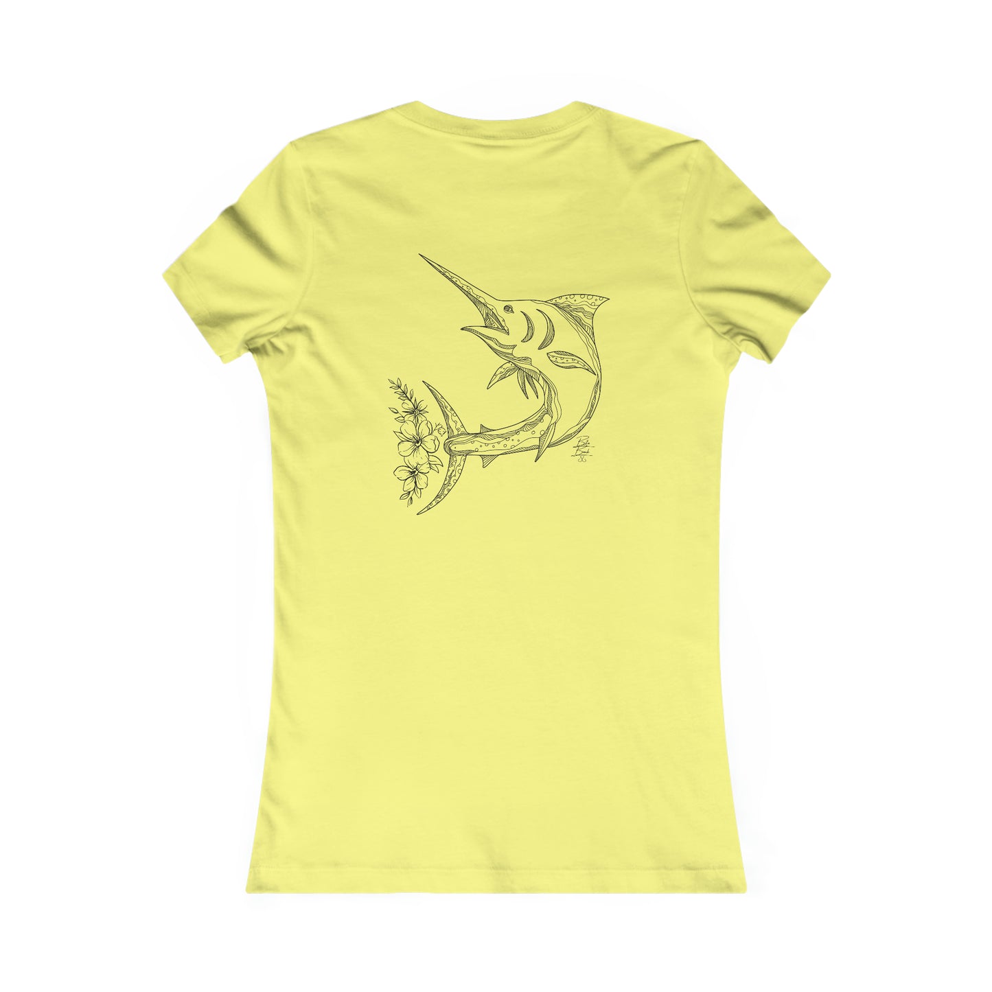 Floral Marlin Women's Favorite Tee