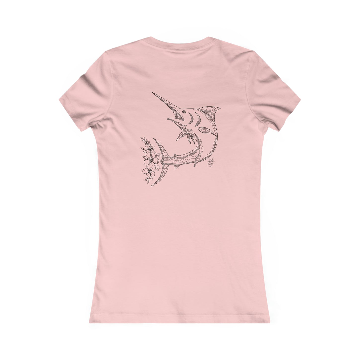 Floral Marlin Women's Favorite Tee