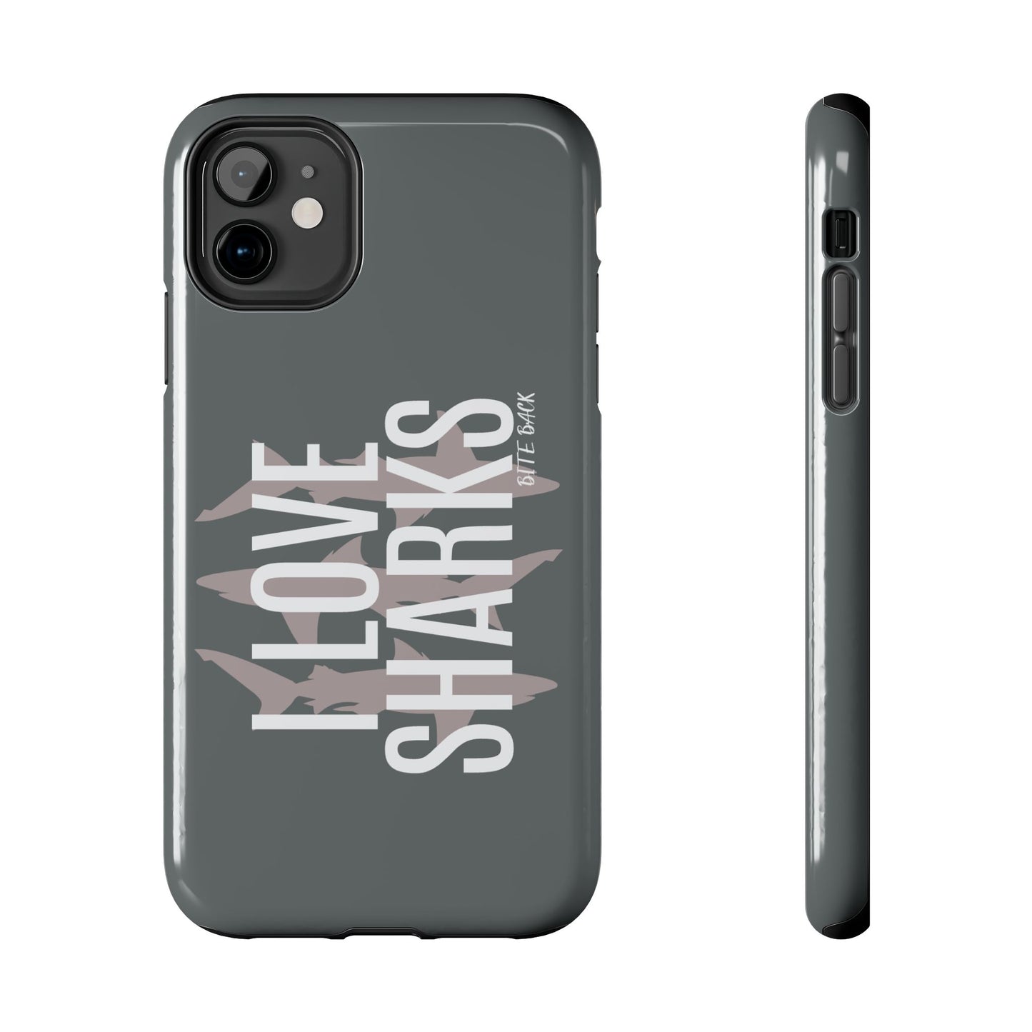Shark Lover Tough Phone Case, Protective Cover, Gift for Ocean Lovers, Shark Week Celebration, Cute Wildlife Accessory