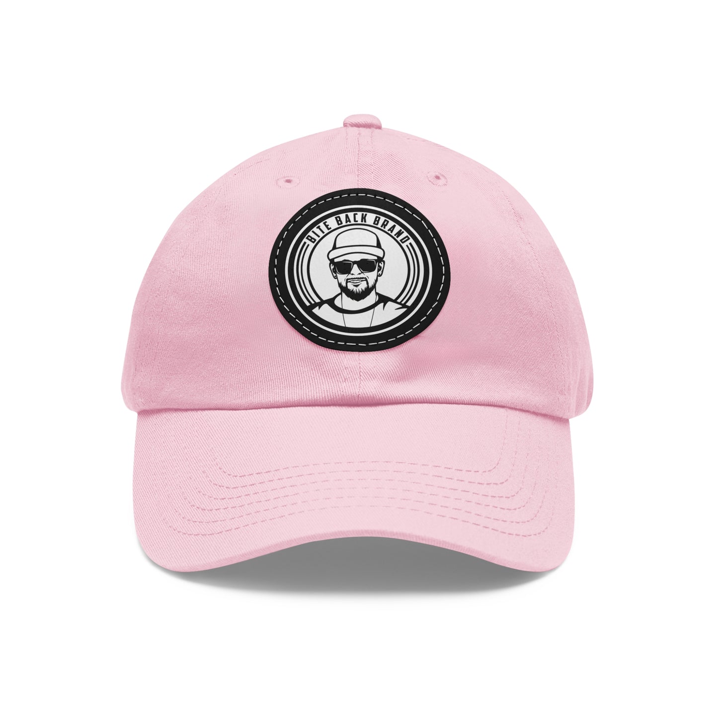 Captain Brandon Hat with Leather Patch (Round)