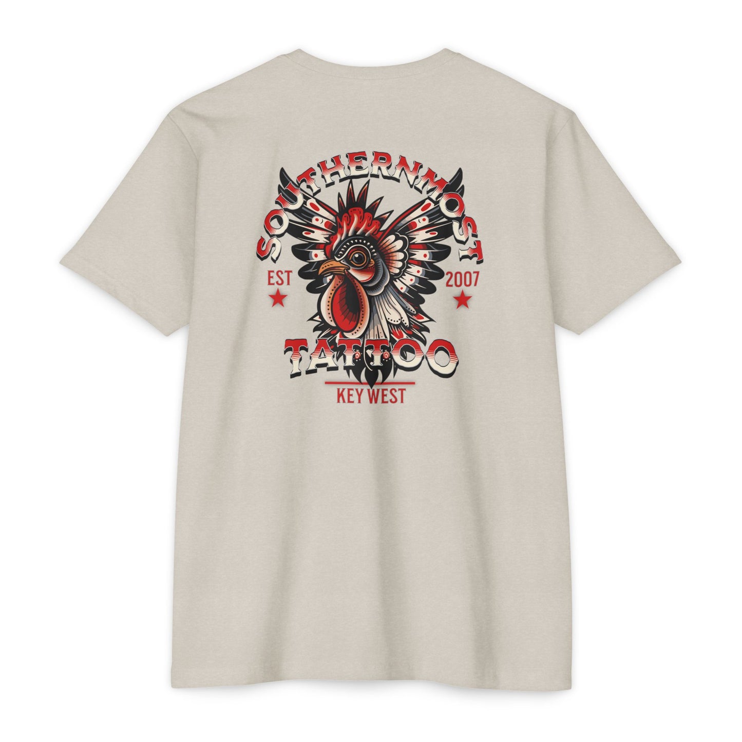 Southernmost Tattoo Traditional Rooster T-shirt