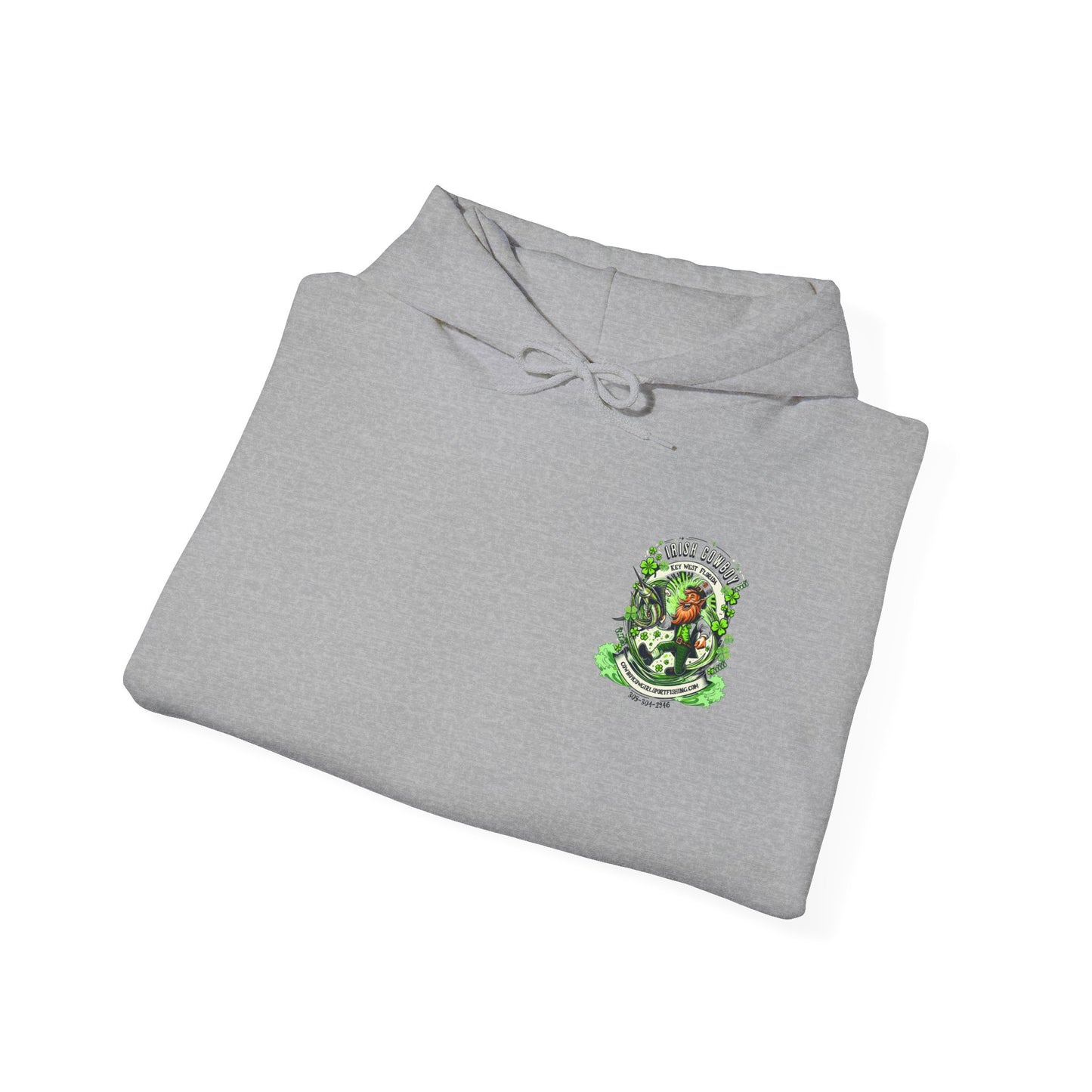 Irish Cowboy Leprechaun Heavy Blend™ Hooded Sweatshirt