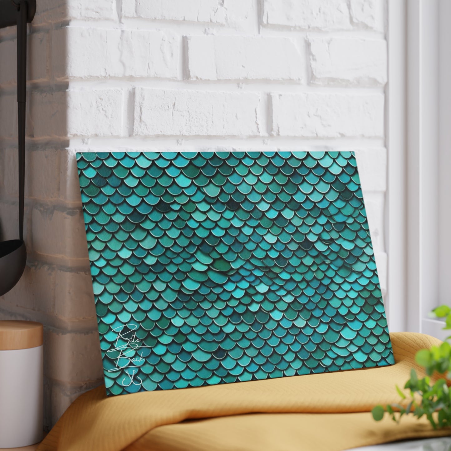 Scales Glass Cutting Board