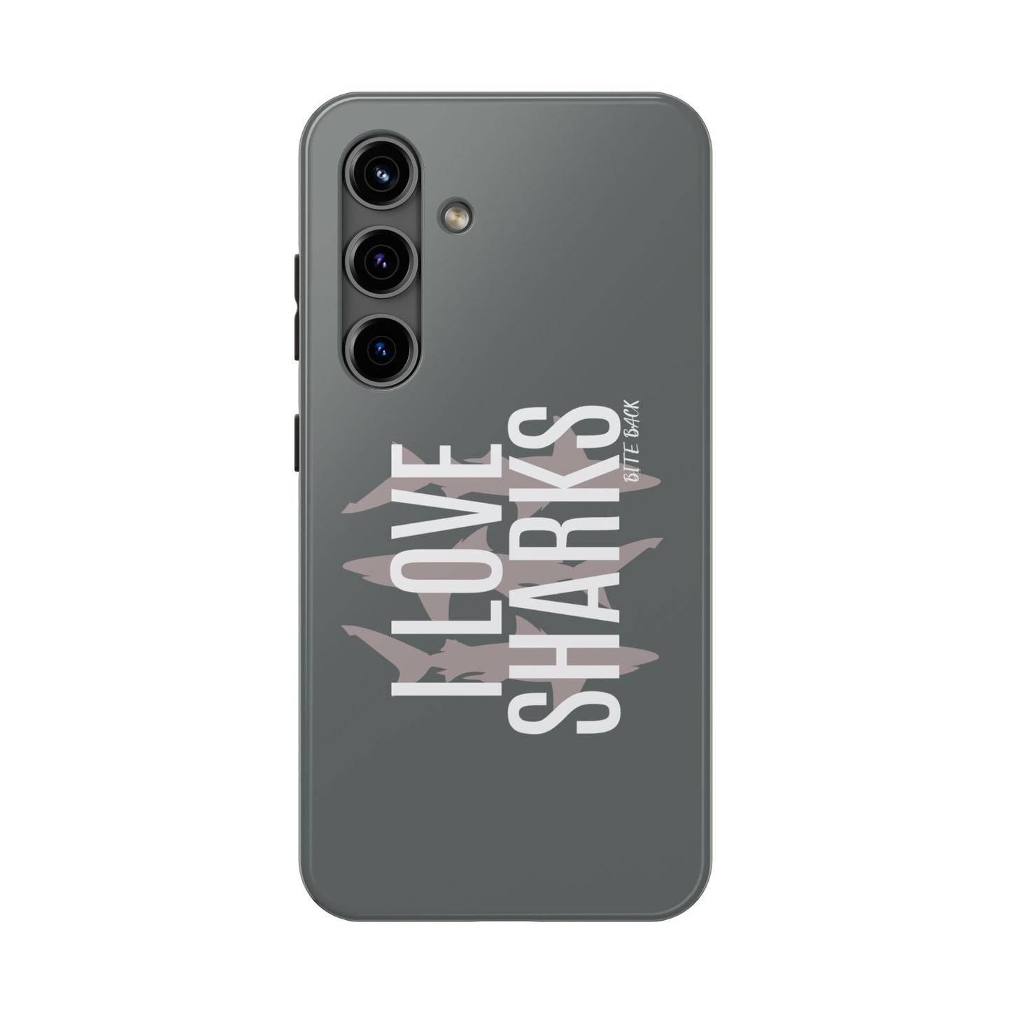 Shark Lover Tough Phone Case, Protective Cover, Gift for Ocean Lovers, Shark Week Celebration, Cute Wildlife Accessory