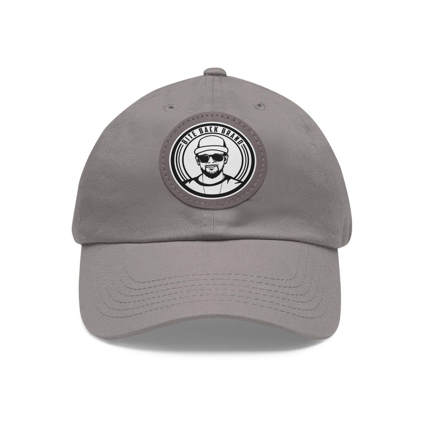 Captain Brandon Hat with Leather Patch (Round)