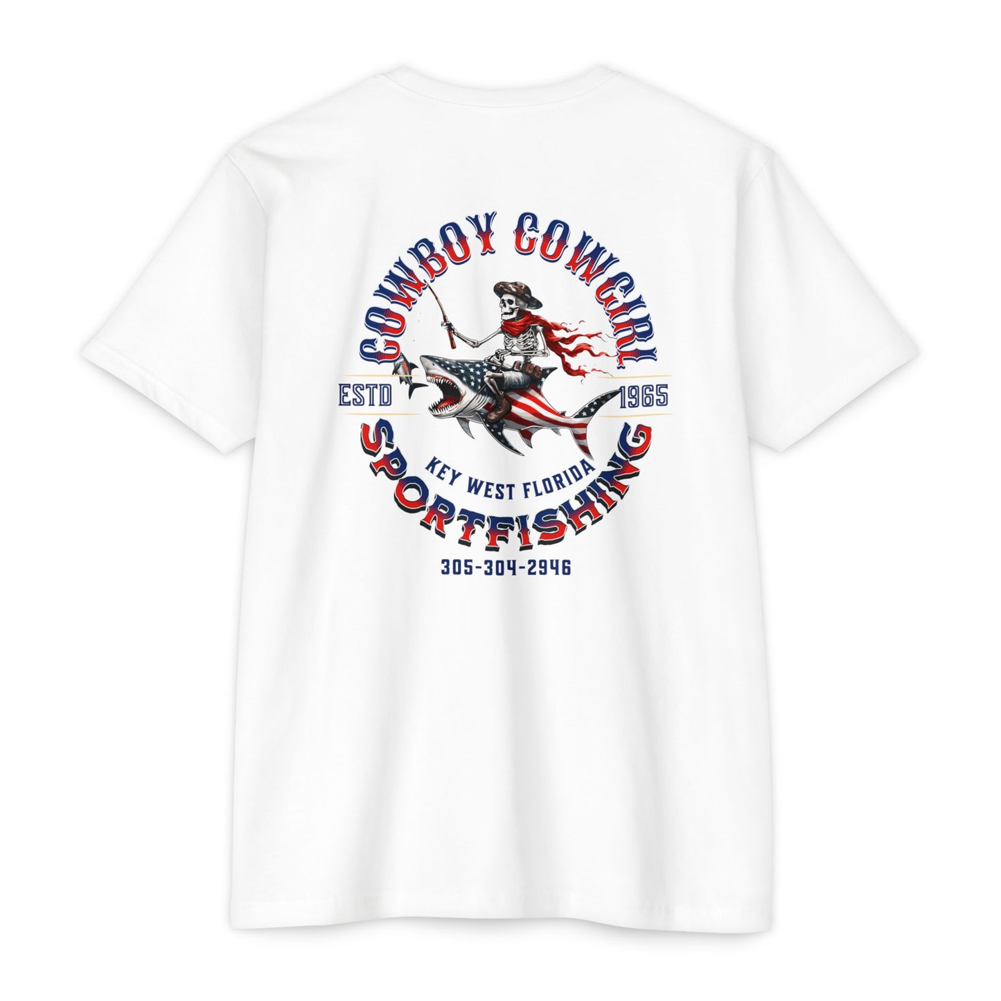4th of July 2nd Edition Cowboy Cowgirl Sportfishing Tee