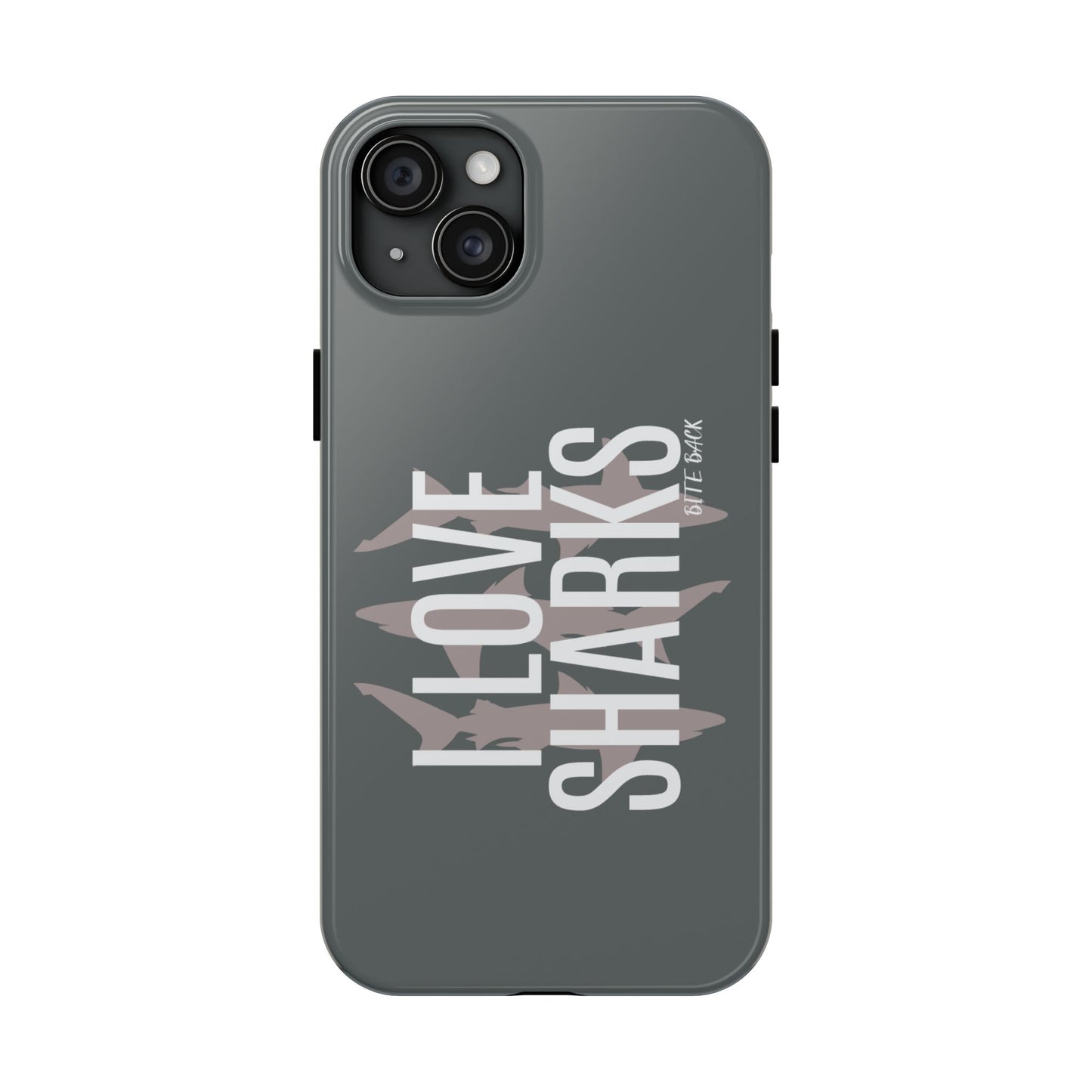 Shark Lover Tough Phone Case, Protective Cover, Gift for Ocean Lovers, Shark Week Celebration, Cute Wildlife Accessory