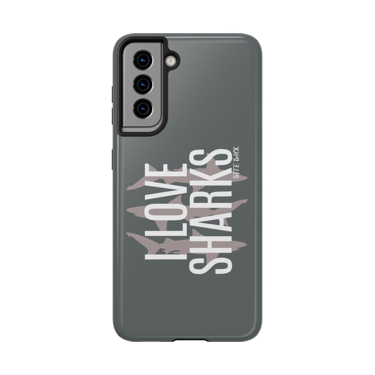 Shark Lover Tough Phone Case, Protective Cover, Gift for Ocean Lovers, Shark Week Celebration, Cute Wildlife Accessory