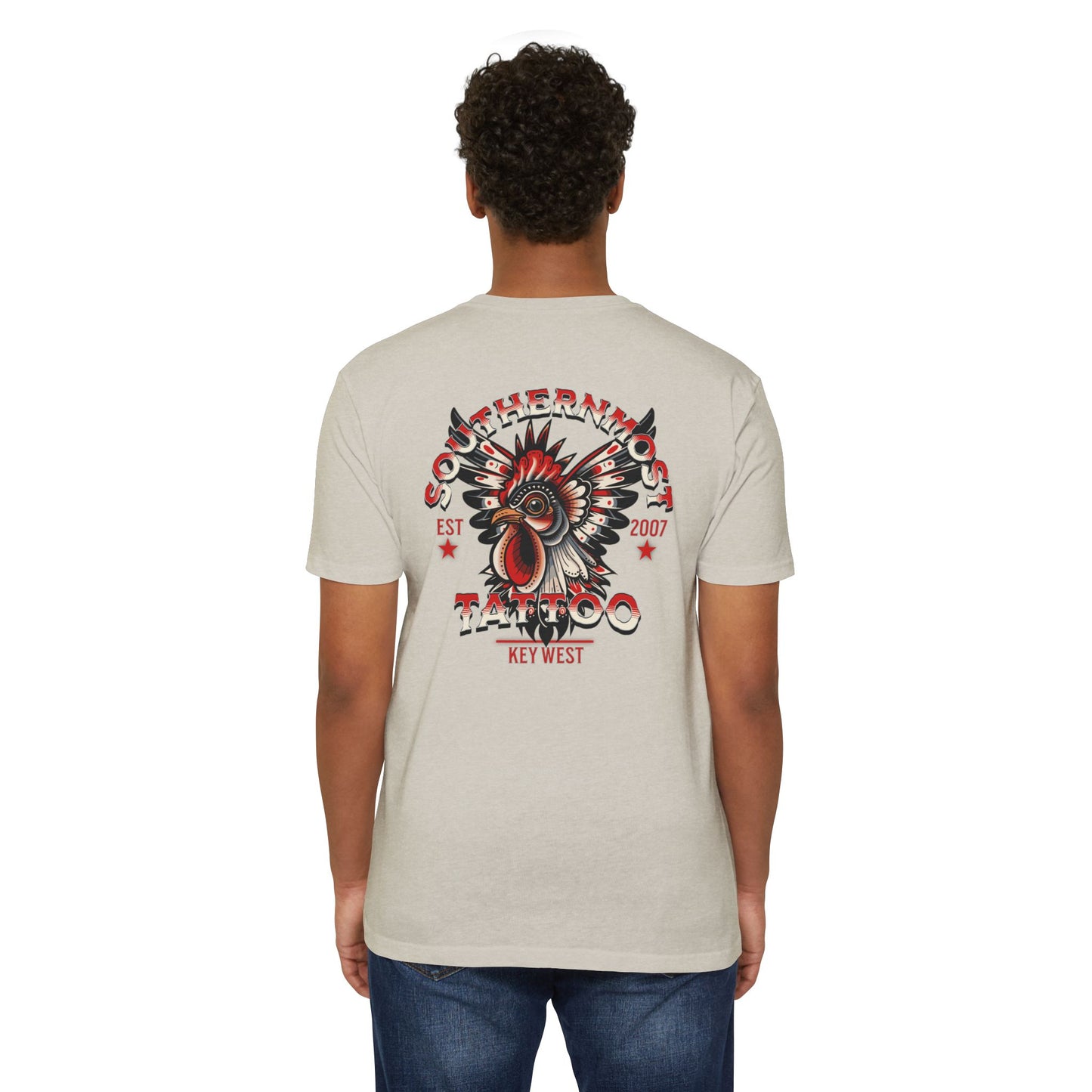 Southernmost Tattoo Traditional Rooster T-shirt