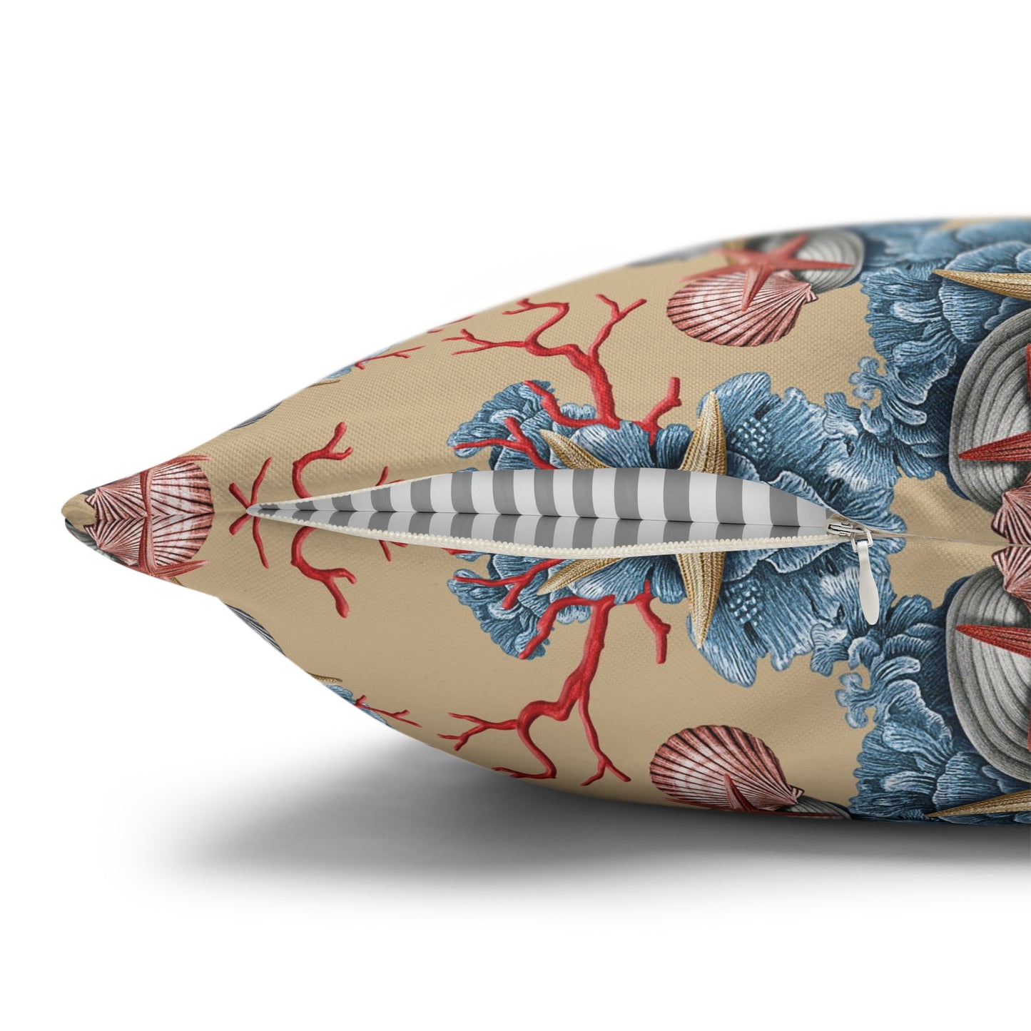 Shells & Coral Canvas Pillowcase