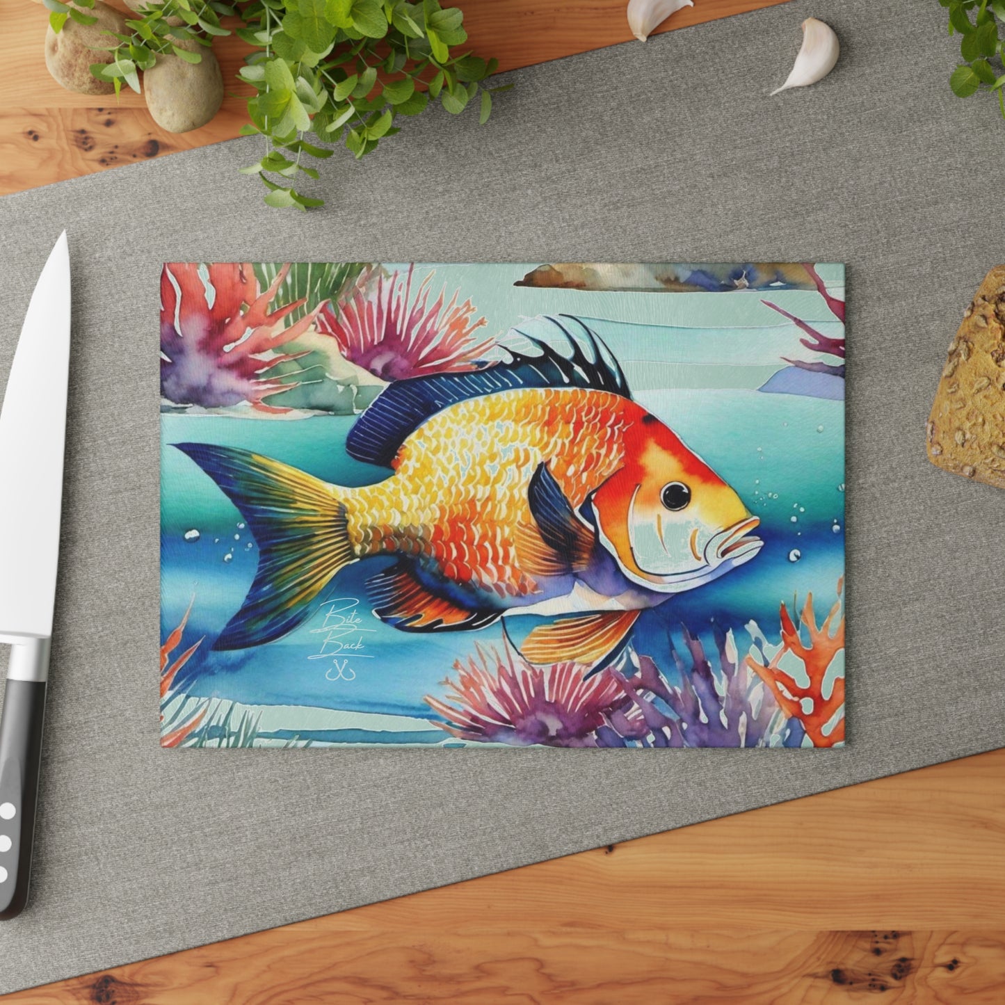 The Reef Glass Cutting Board