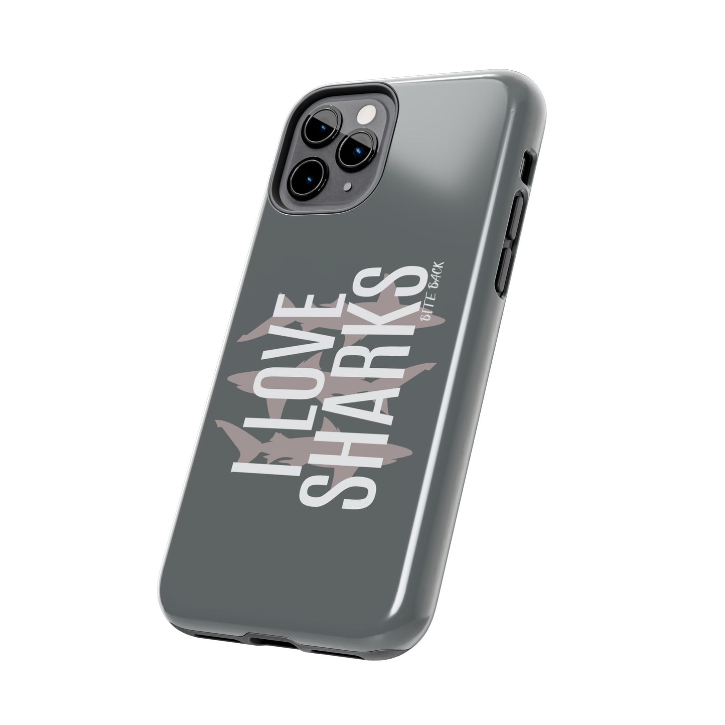 Shark Lover Tough Phone Case, Protective Cover, Gift for Ocean Lovers, Shark Week Celebration, Cute Wildlife Accessory