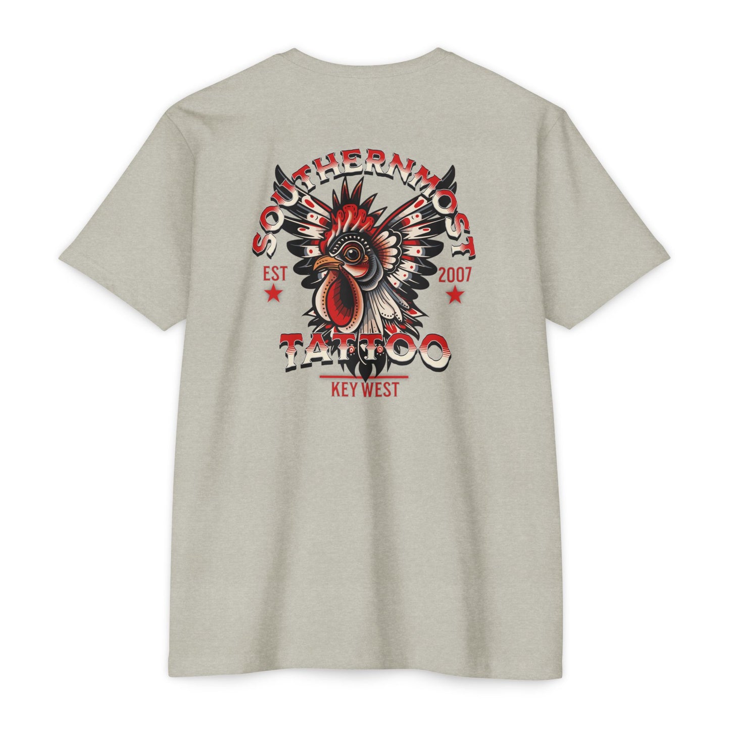 Southernmost Tattoo Traditional Rooster T-shirt