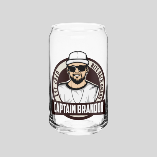 Captain Brandon Can-shaped glass