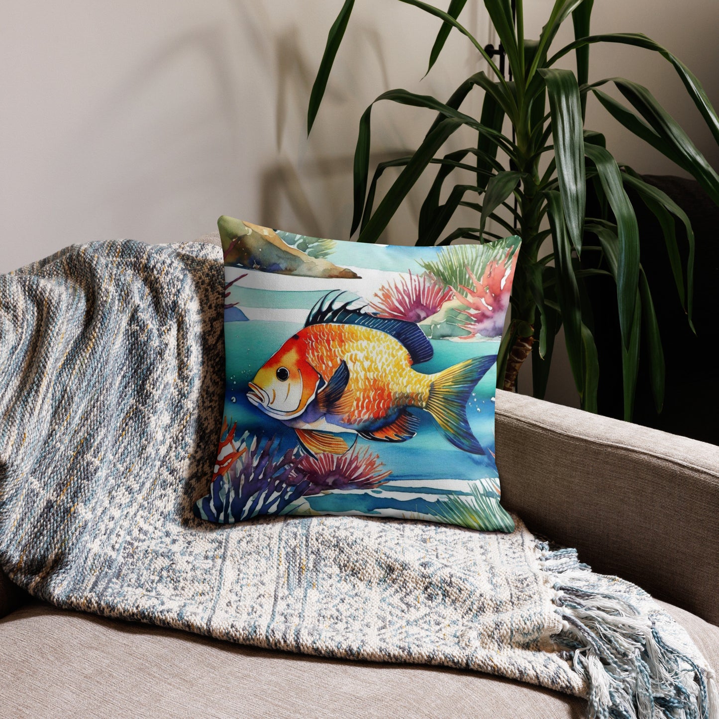 The Reef Premium Pillow Case