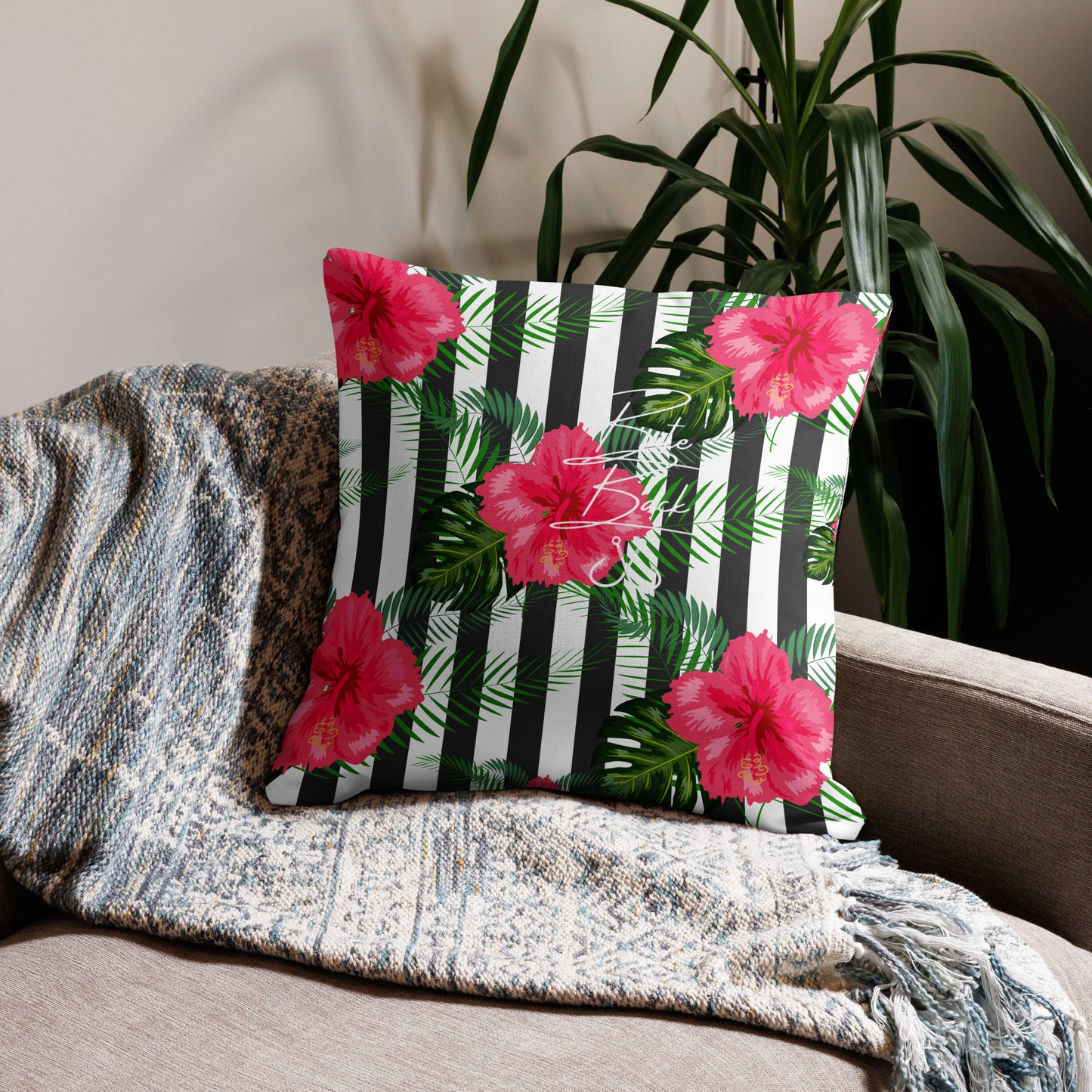 Hibiscus Premium Pillow Case