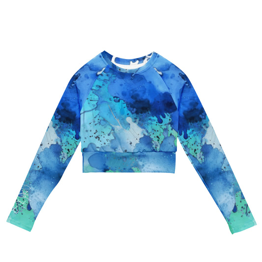 Oasis Recycled long-sleeve crop top UPF 50+