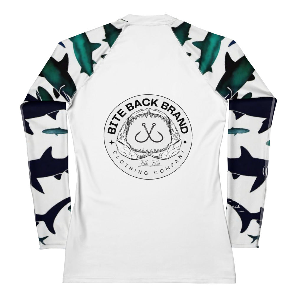 Sharkey's Women's Rash Guard UPF 50+
