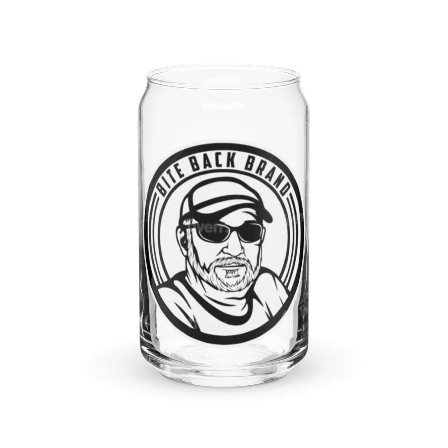 Captain Sharky Can-shaped glass