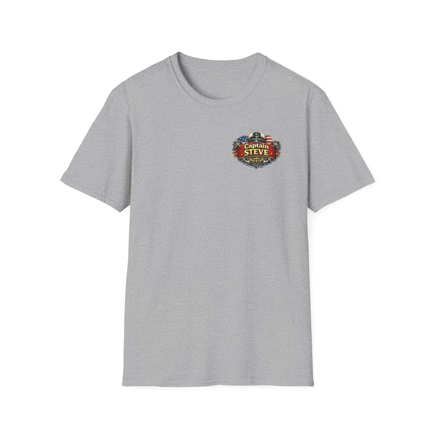 SV Ghostship Fundraiser T-Shirt — Help Get Ghostship Back in the Water "Capt Steve"