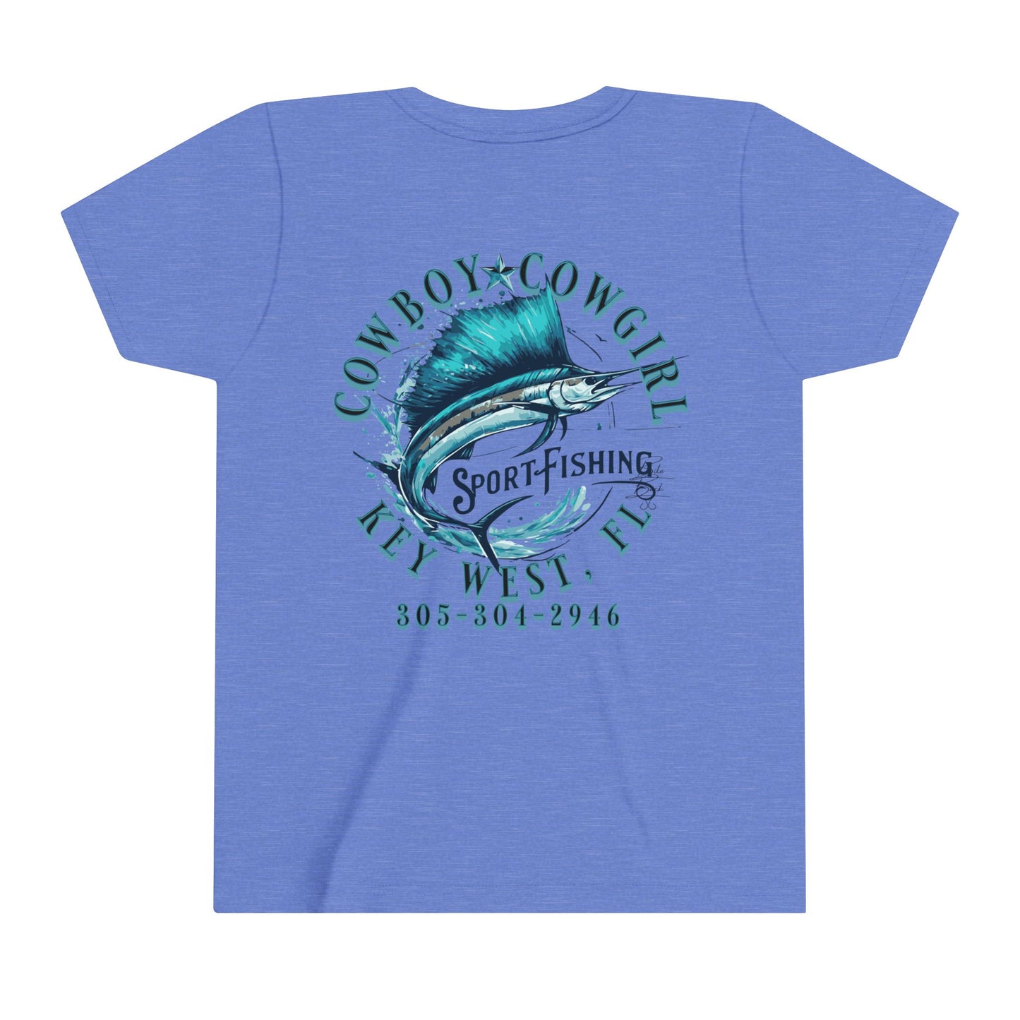 Cowboy Cowgirl Sportfishing Youth T-Shirt