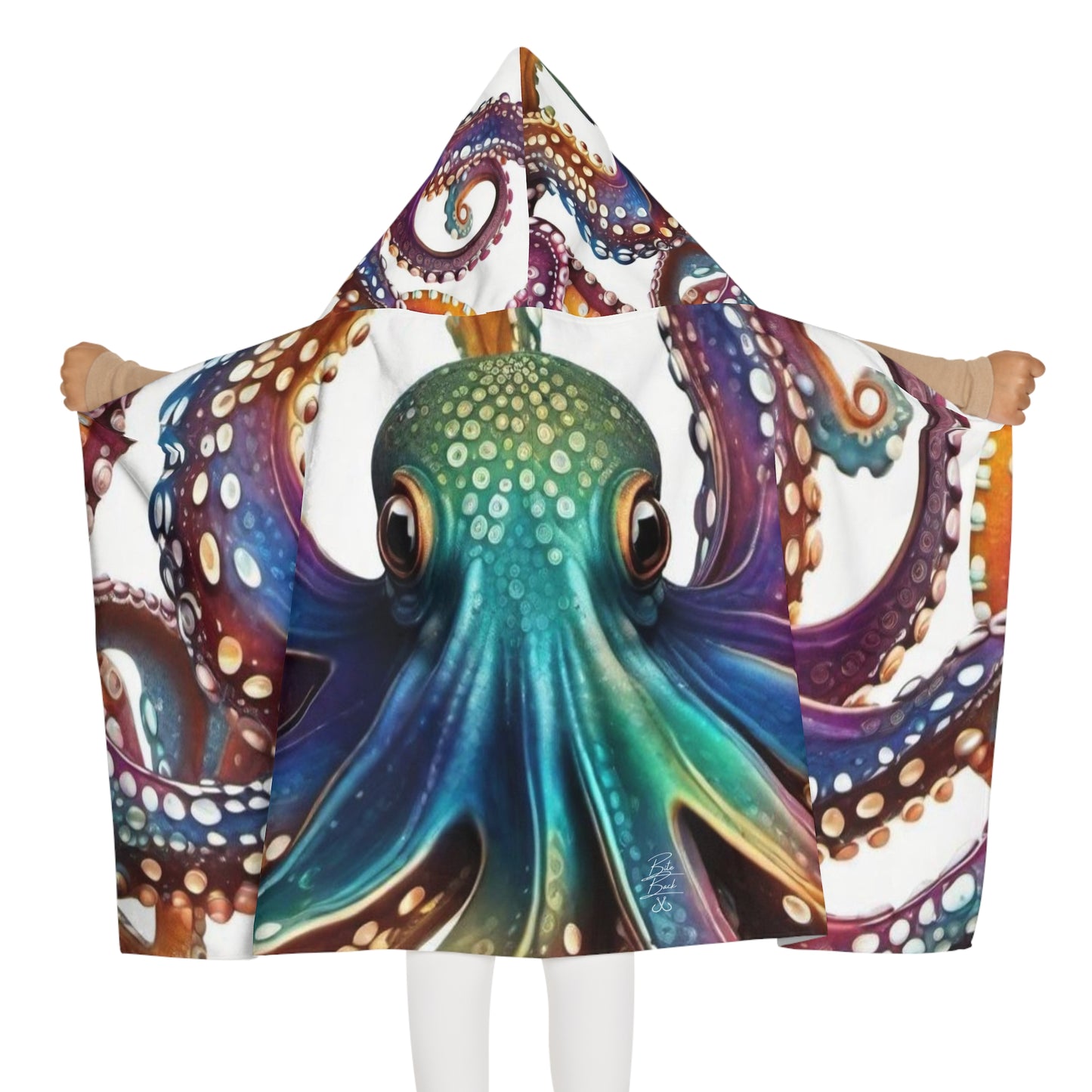 Octopus  Hooded Towel