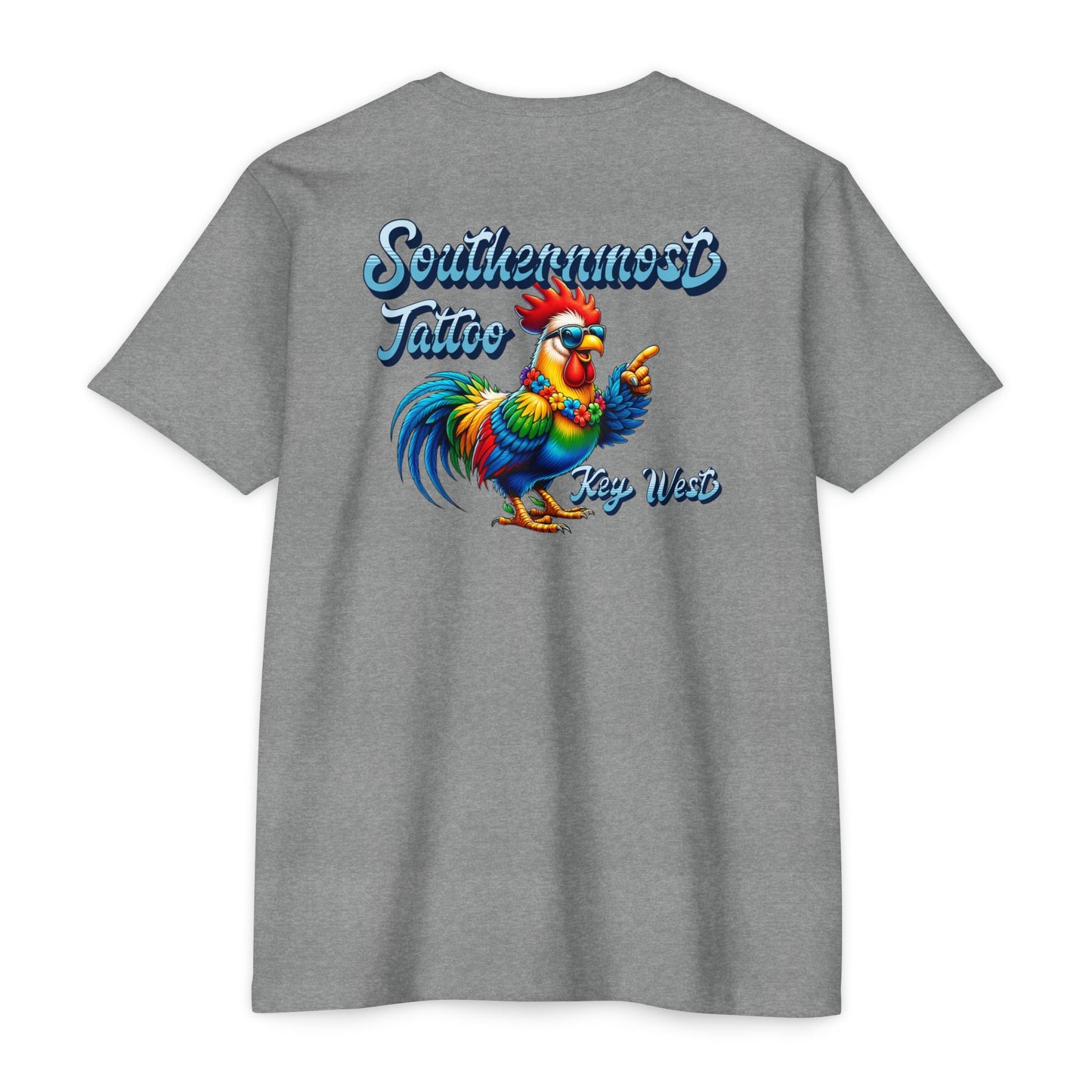 Southernmost Tattoo Funky Rooster T-shirt