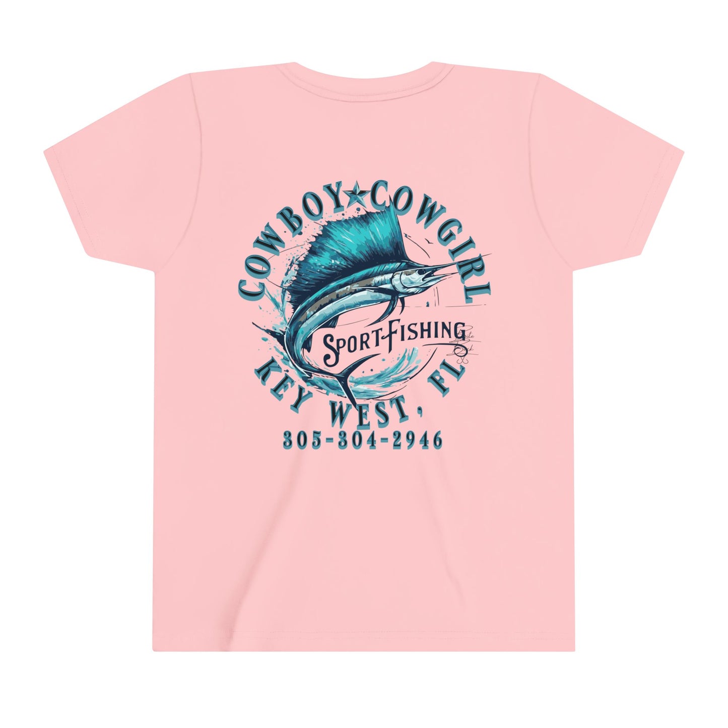 Cowboy Cowgirl Sportfishing Youth T-Shirt