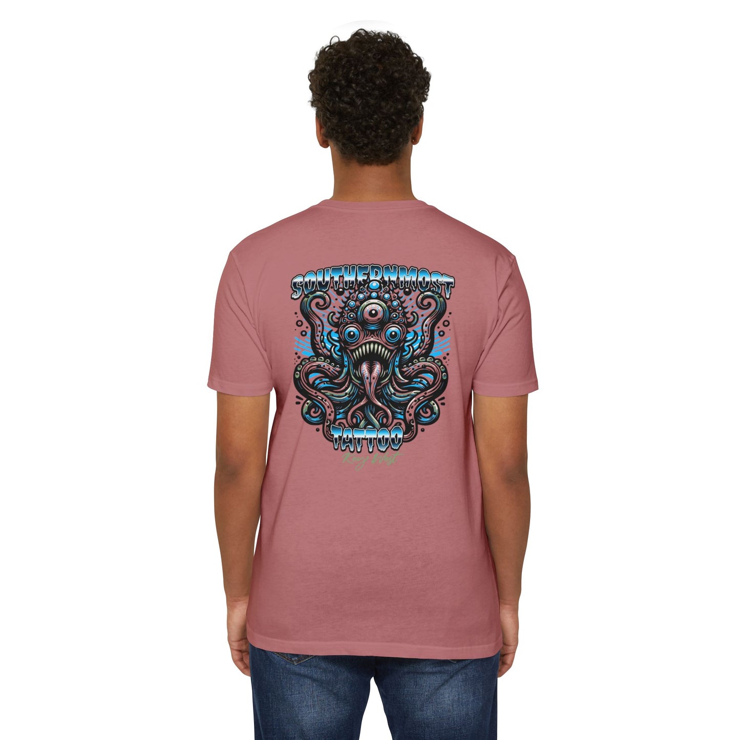 Monster Octopus Graphic T-Shirt — Tattoo Retro Beach Vibe