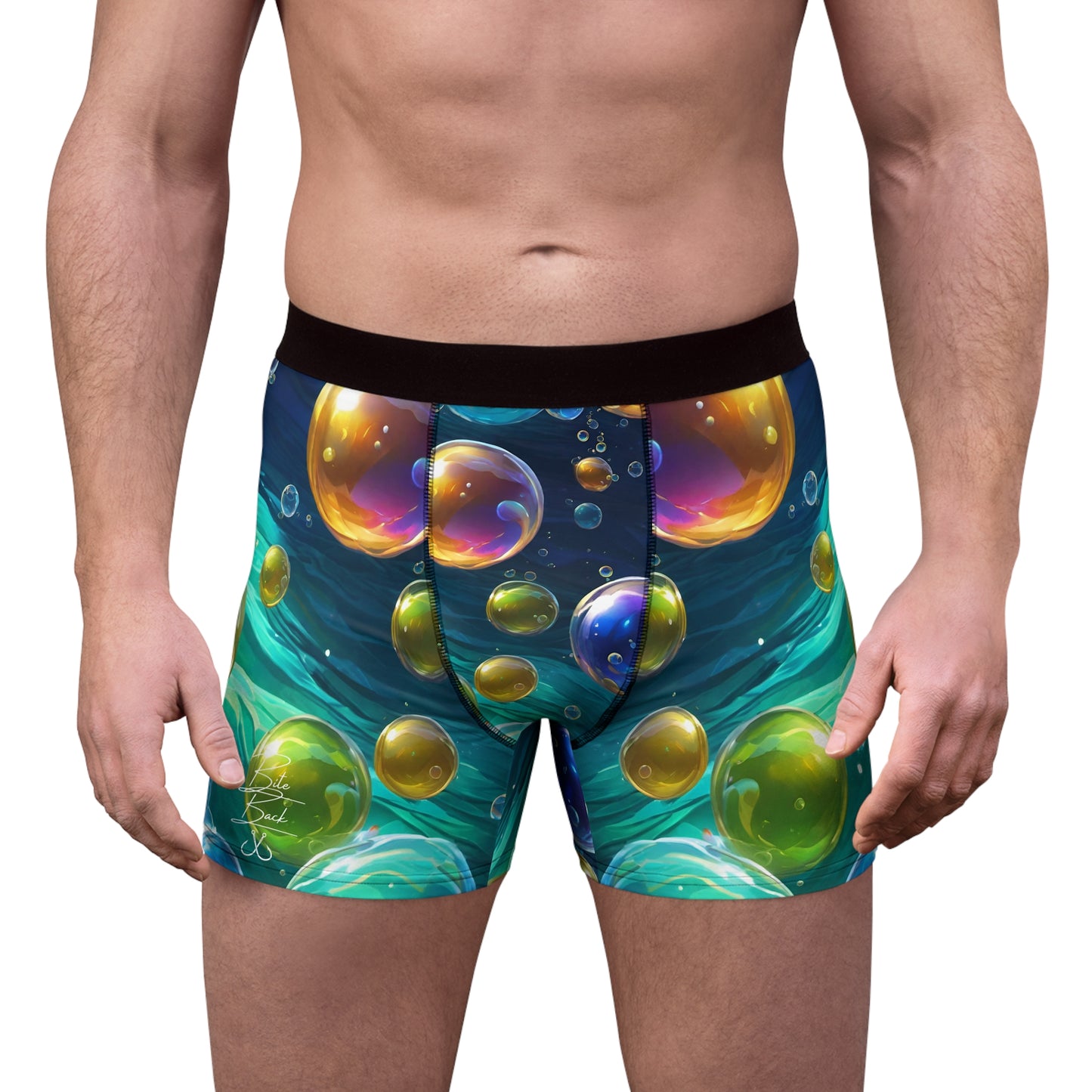 Tracking Bubbles Men's Boxer Briefs