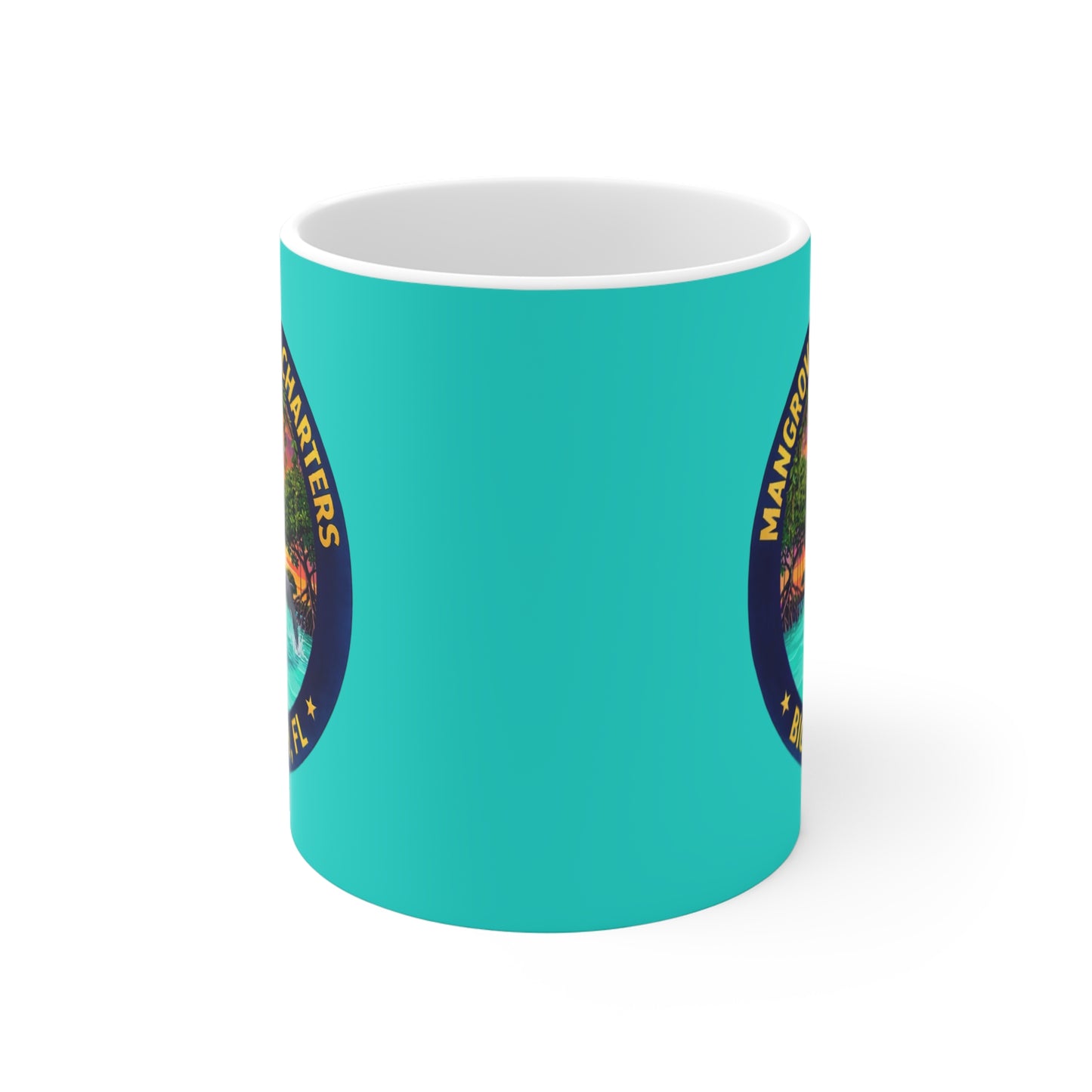 Mangrove Monkey Charters Mug — Big Pine Key Florida Souvenir 11oz