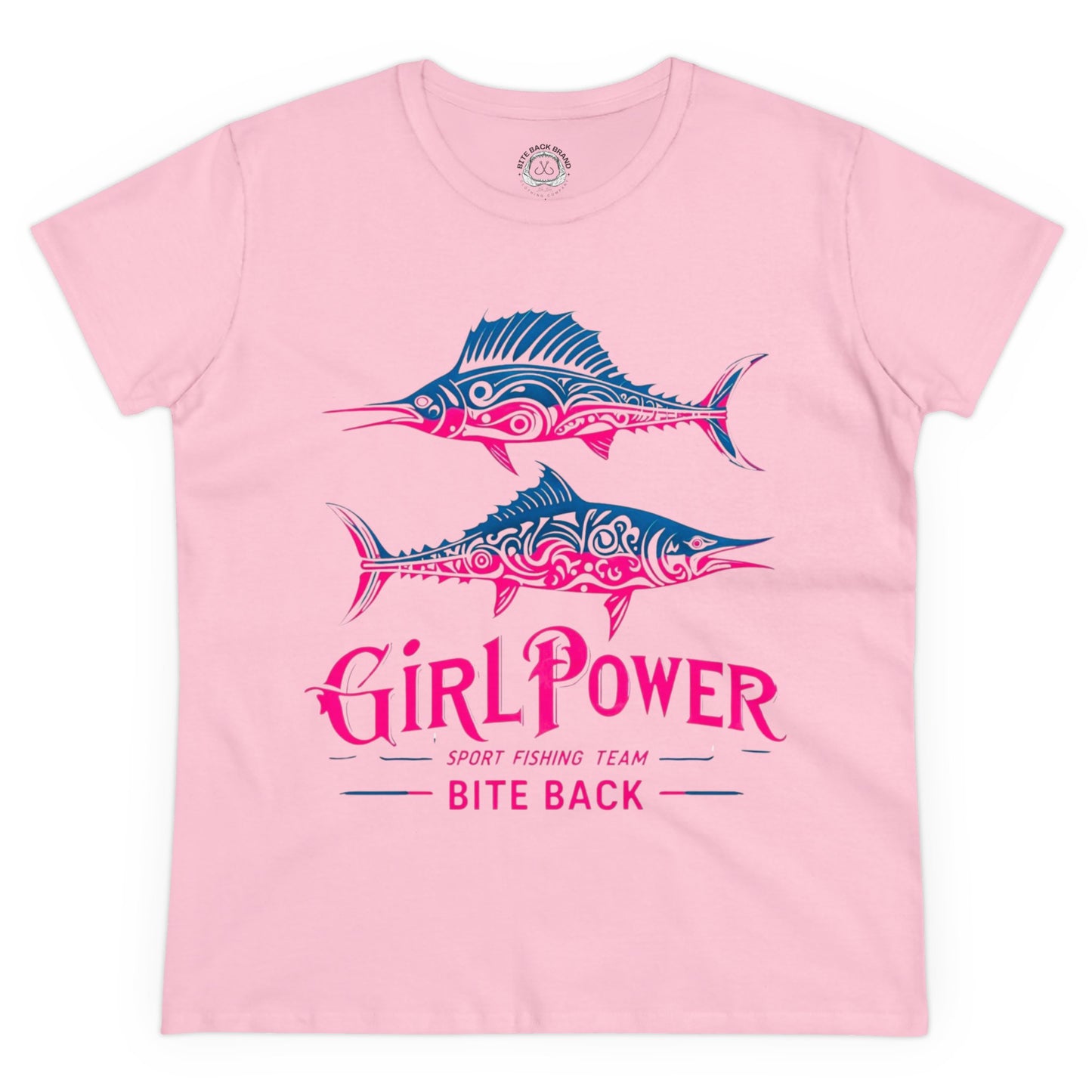 Woman Power Fishing Team  Cotton Tee