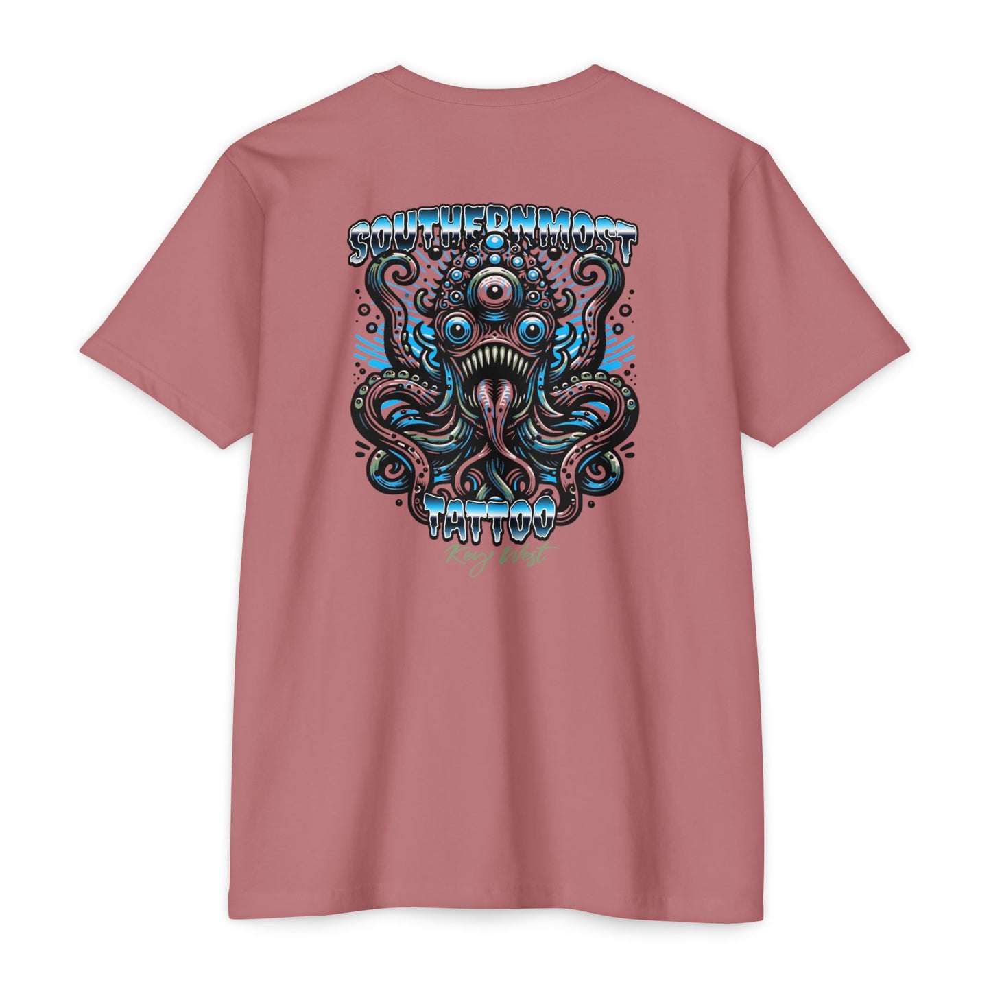 Monster Octopus Graphic T-Shirt — Tattoo Retro Beach Vibe