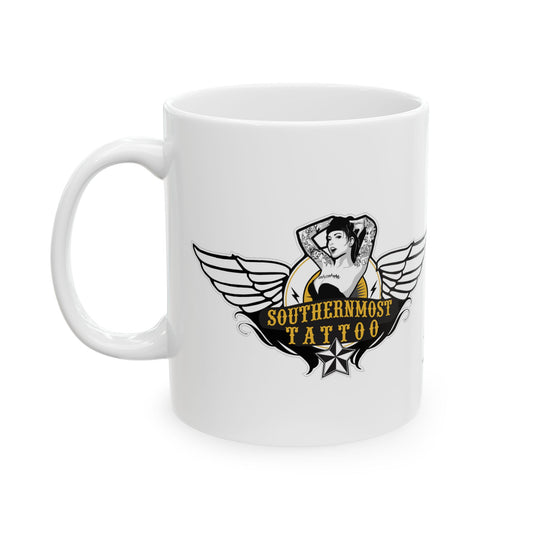 Southernmost Tattoo Logo Ceramic Mug 11oz