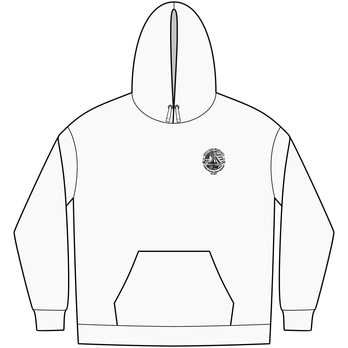 Ghostship Warriors Hoodie — Key West Ship Fleece Pullover