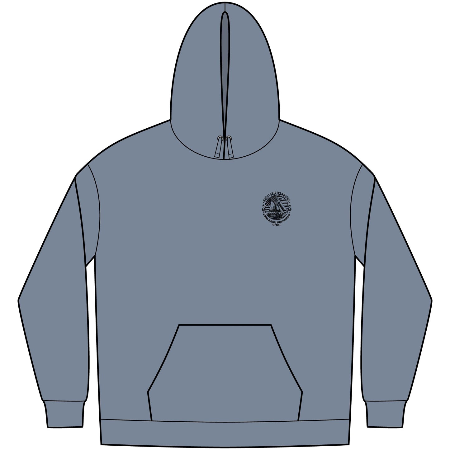 Ghostship Warriors Hoodie — Key West Ship Fleece Pullover