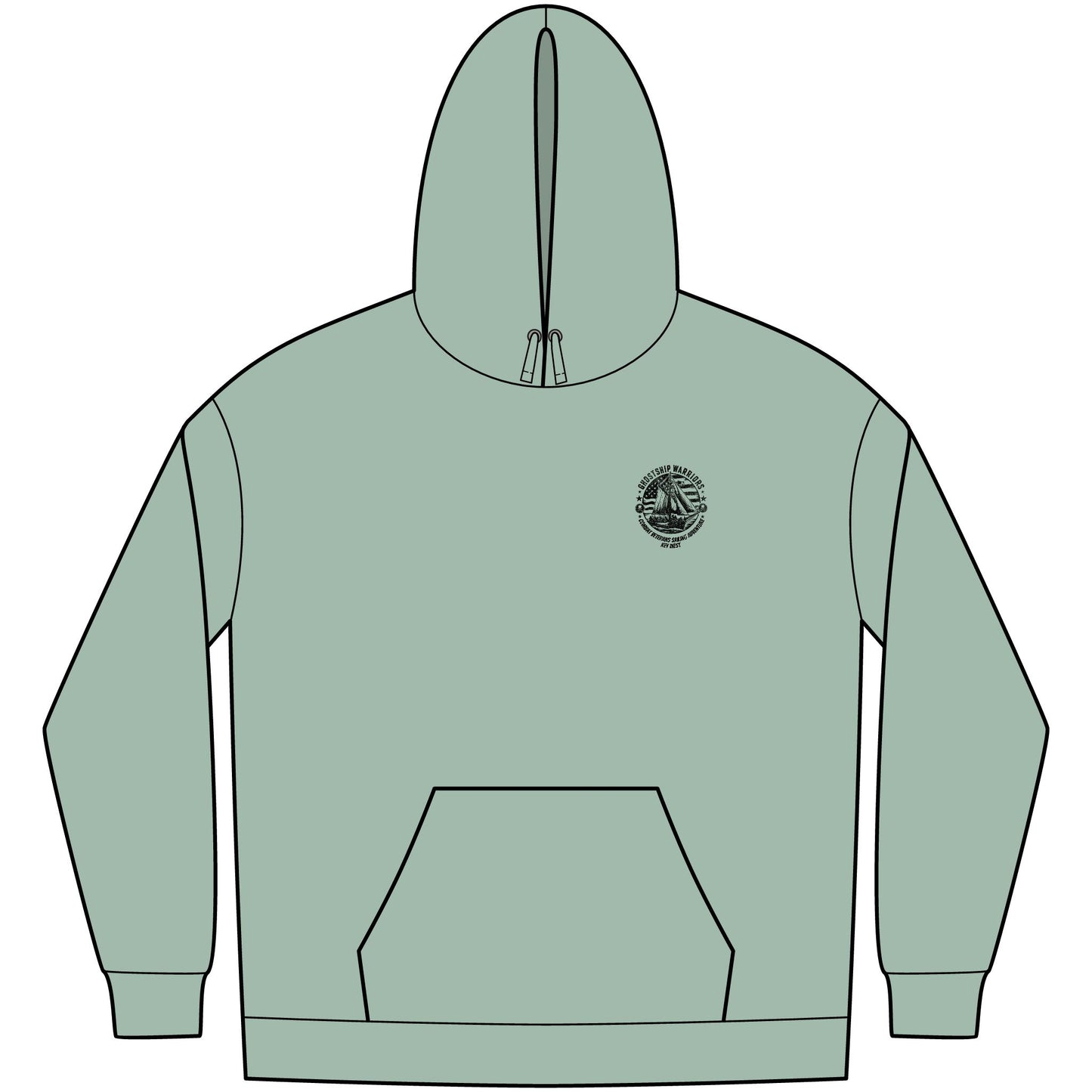 Ghostship Warriors Hoodie — Key West Ship Fleece Pullover