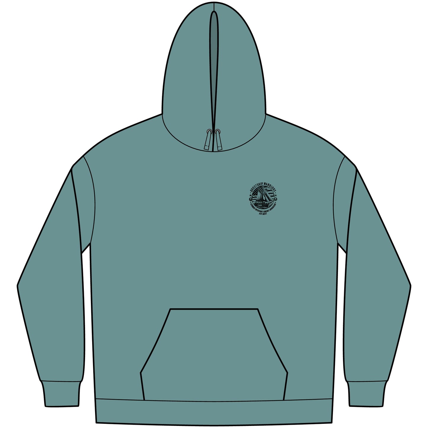 Ghostship Warriors Hoodie — Key West Ship Fleece Pullover