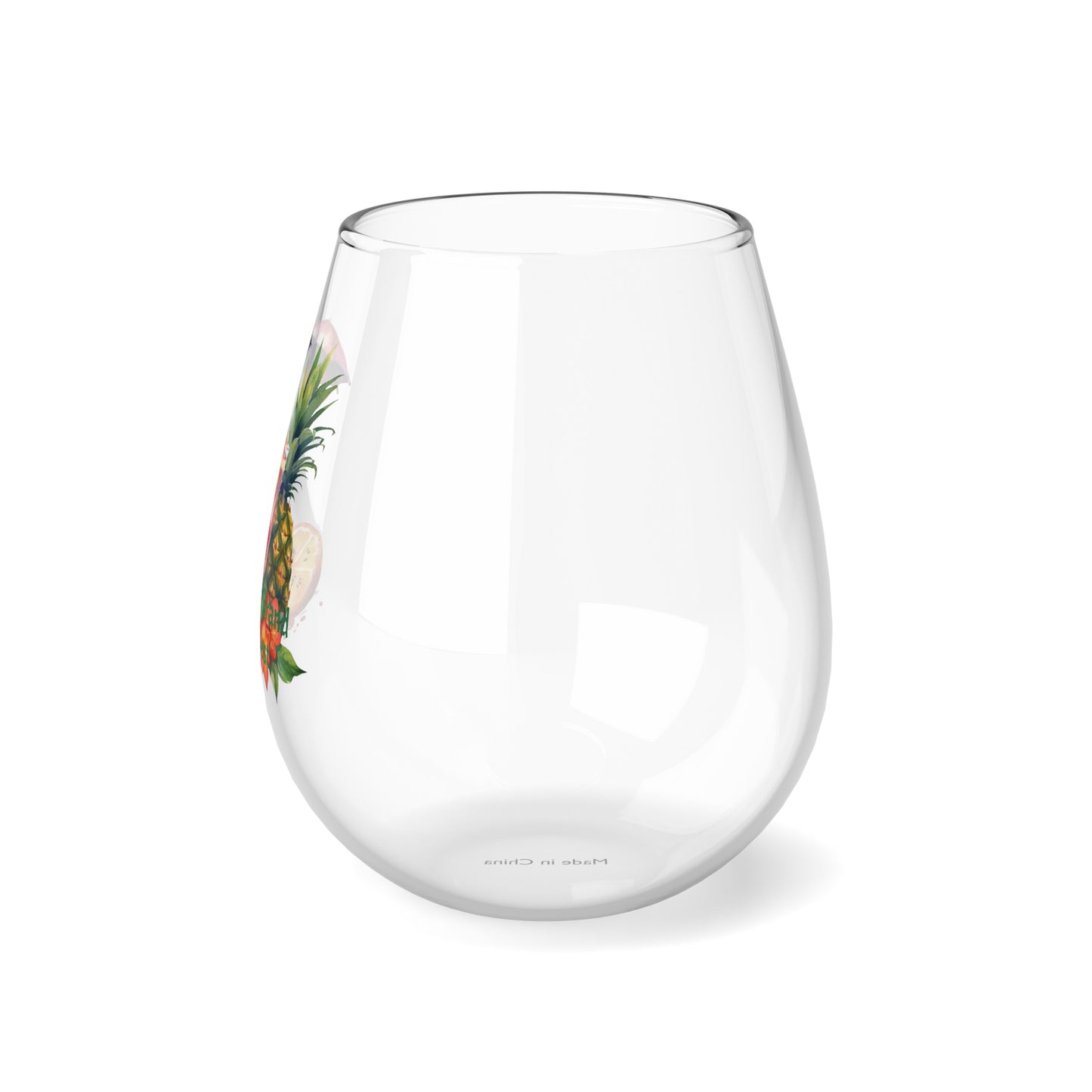 Tropical Bliss Wine Glass Collection-Tropical Fruit Mixer