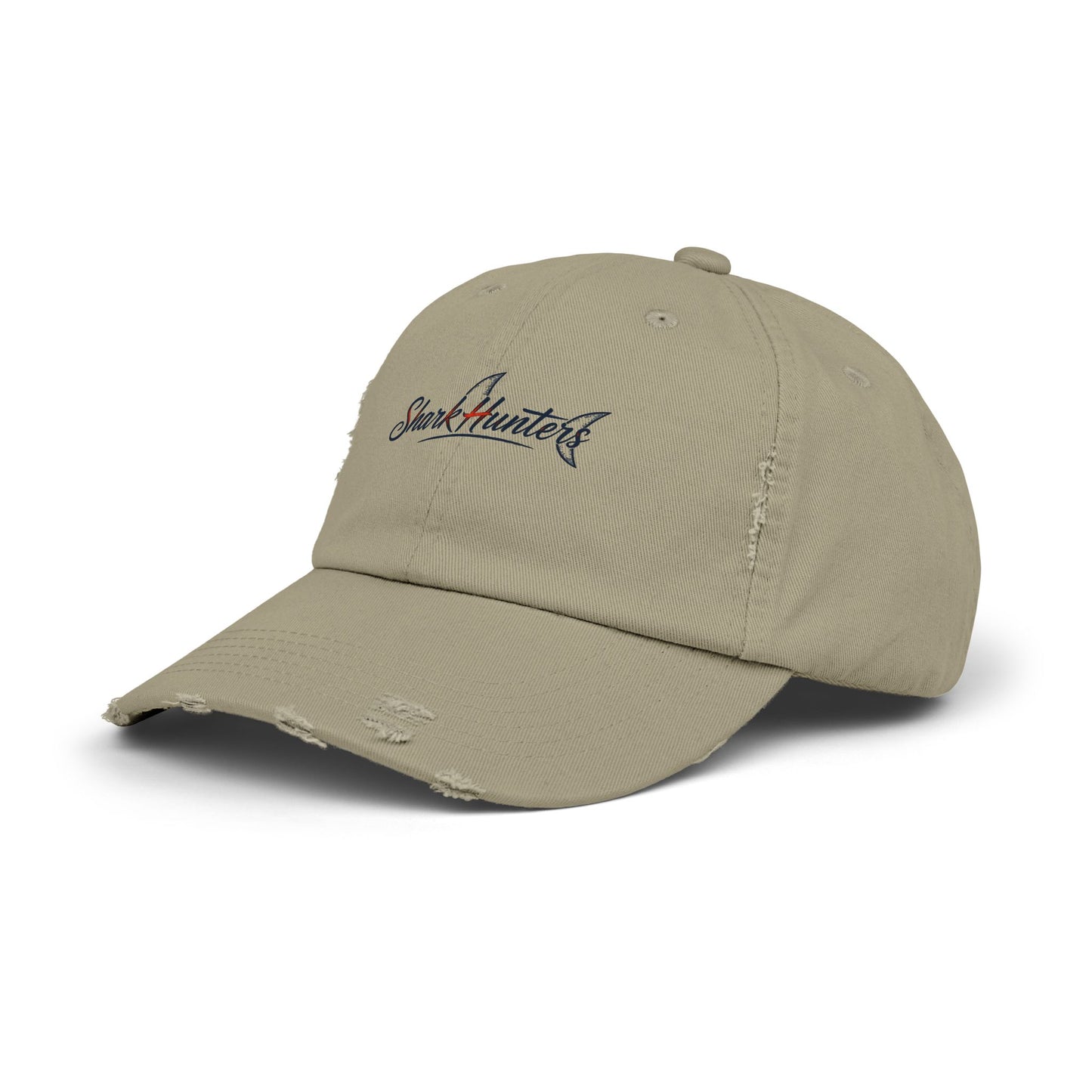 Shark Hunters  Distressed Hat