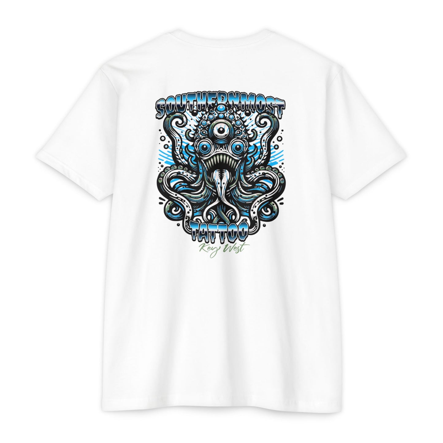Monster Octopus Graphic T-Shirt — Tattoo Retro Beach Vibe