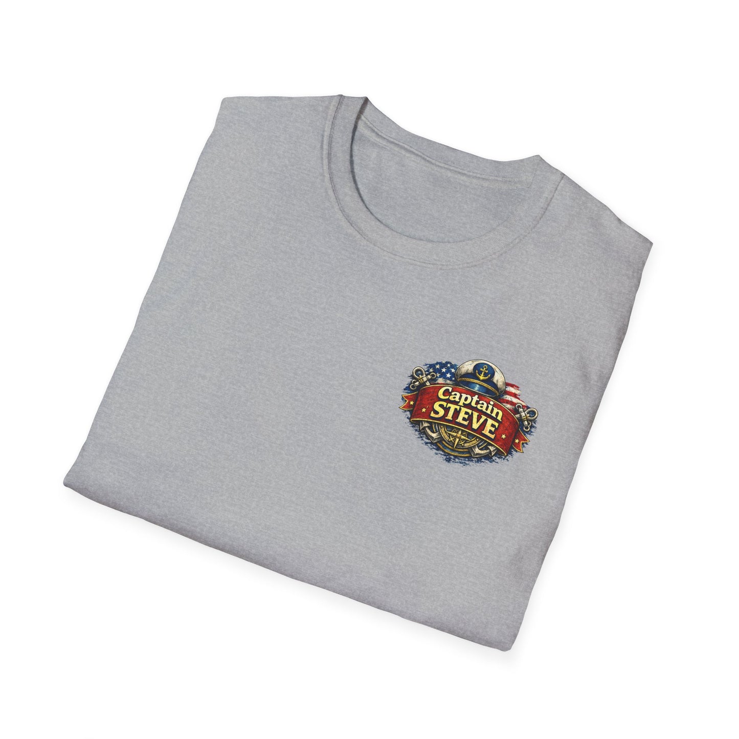 SV Ghostship Fundraiser T-Shirt — Help Get Ghostship Back in the Water "Capt Steve"
