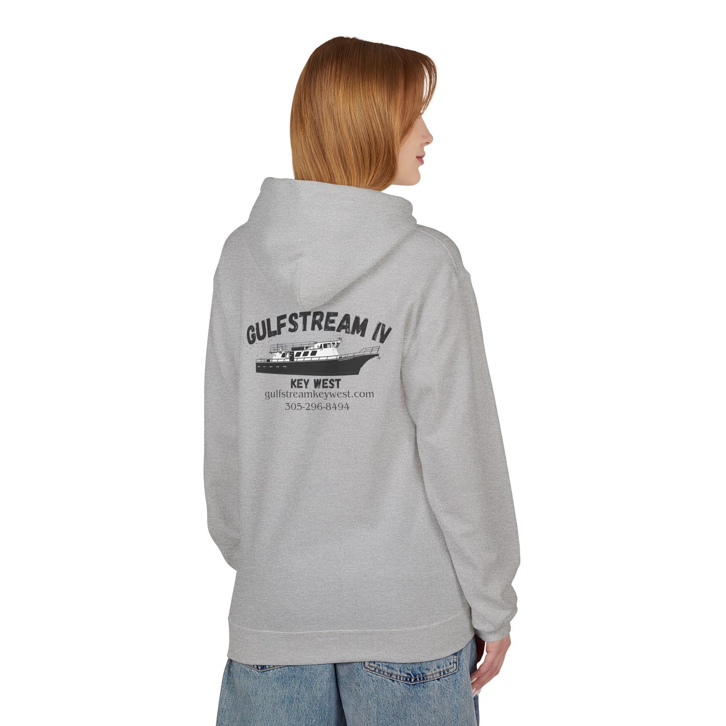 Gulfstream IV Key West Unisex Hoodie - Cozy Midweight Fleece Sweatshirt