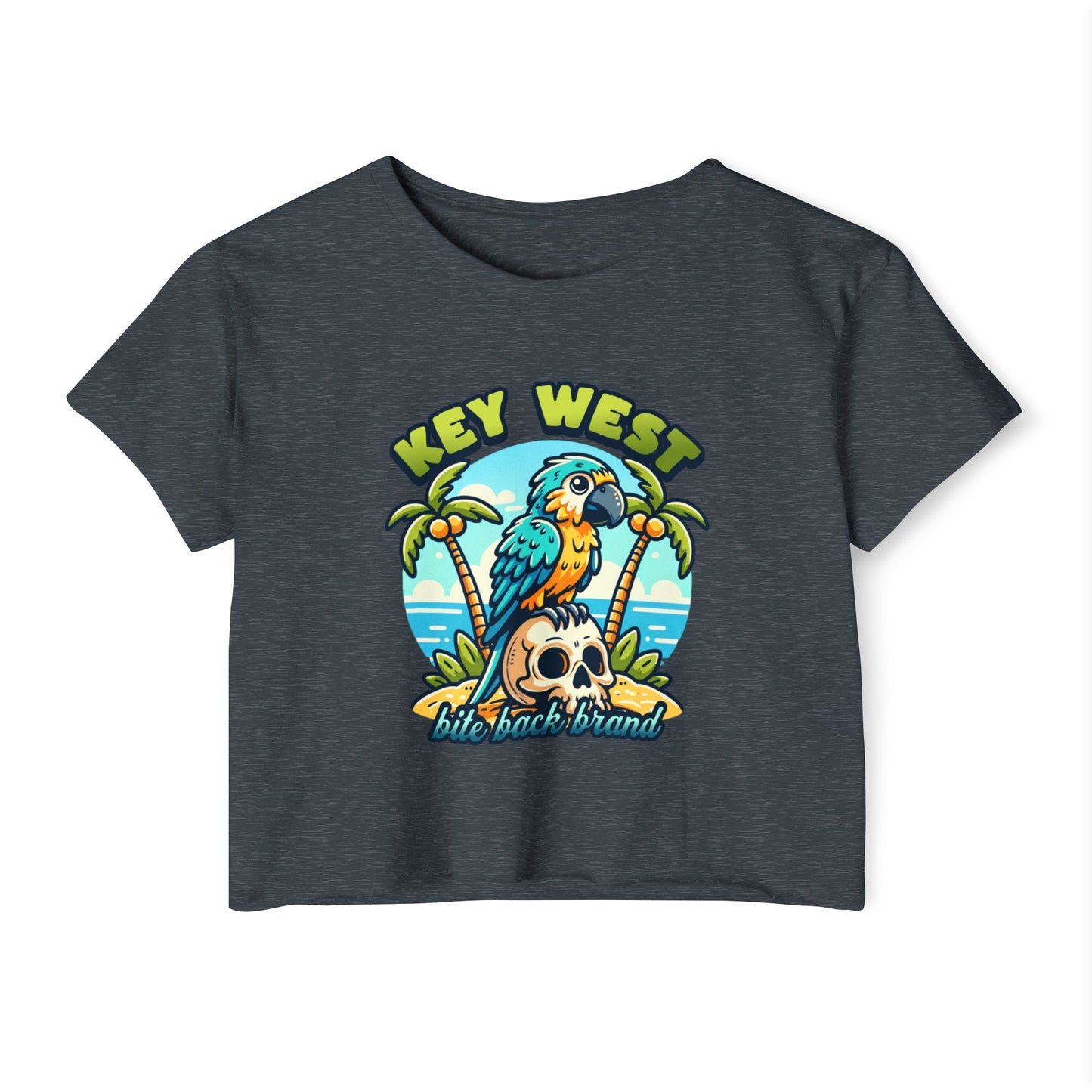 Key West Parrot Crop Top