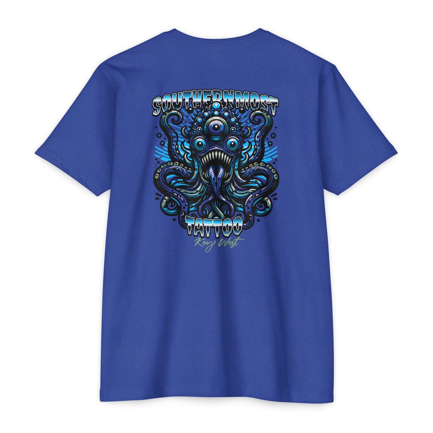 Monster Octopus Graphic T-Shirt — Tattoo Retro Beach Vibe