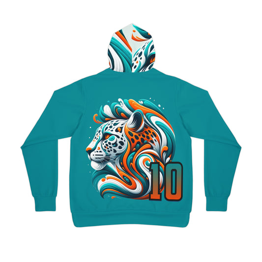 Miami Dolphins Cheetah #10 Hoodie