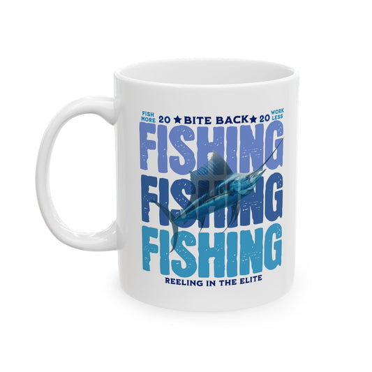 FISHING FISHING FISHING Ceramic Mug 11oz