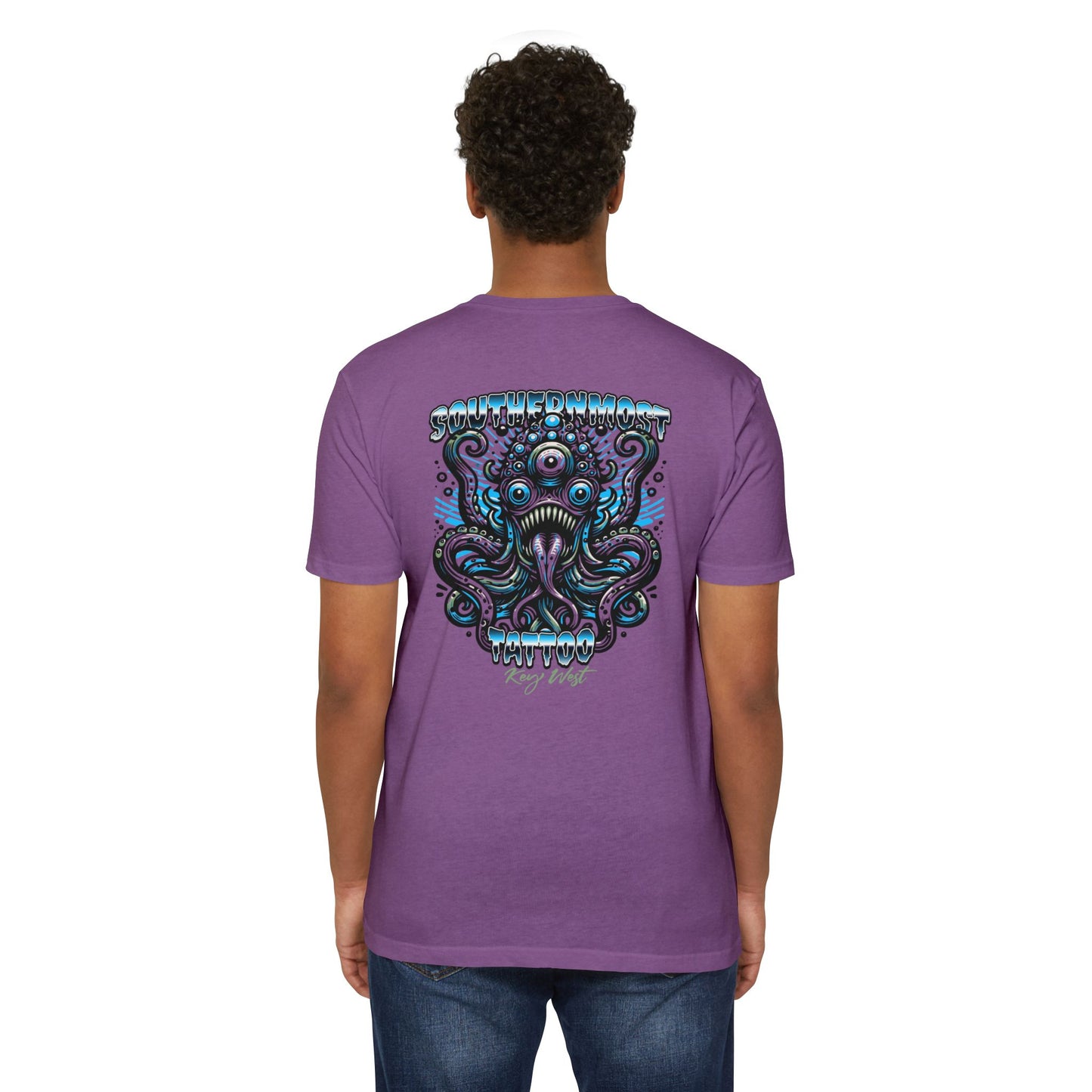 Monster Octopus Graphic T-Shirt — Tattoo Retro Beach Vibe