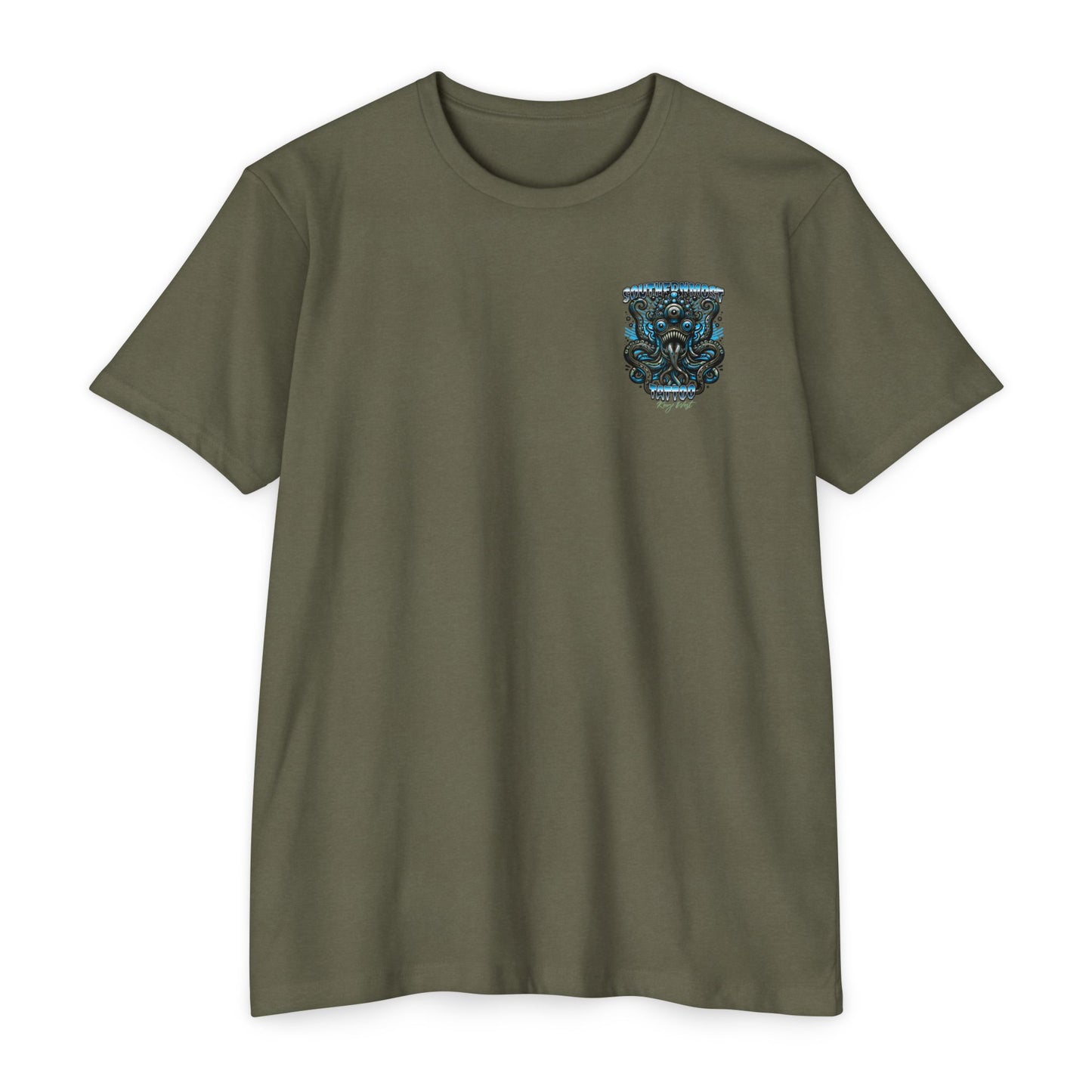 Monster Octopus Graphic T-Shirt — Tattoo Retro Beach Vibe