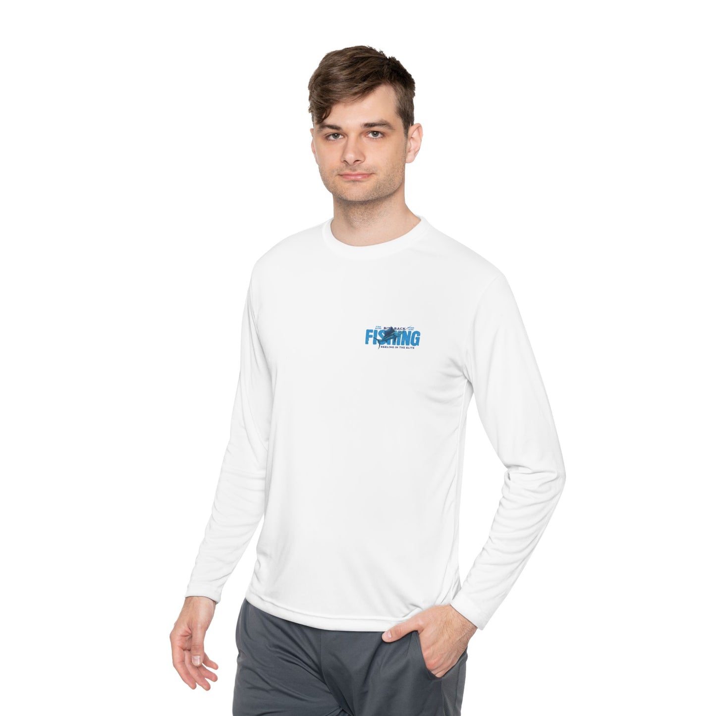 Fishing Vibes Unisex Lightweight Long Sleeve Tee, Casual Wear, Outdoor Apparel, Gift for Fishermen, Fishing Enthusiast Shirt